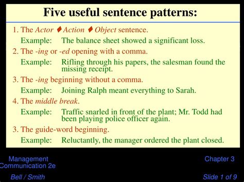 pattern 5 sentence examples.